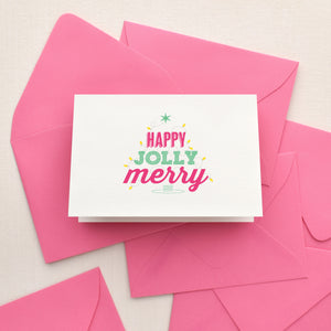 HappyJollyMerry Holiday Card
