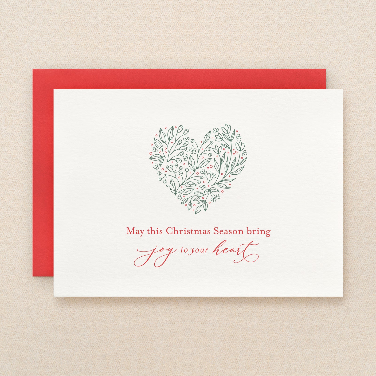 Heart Holiday Card