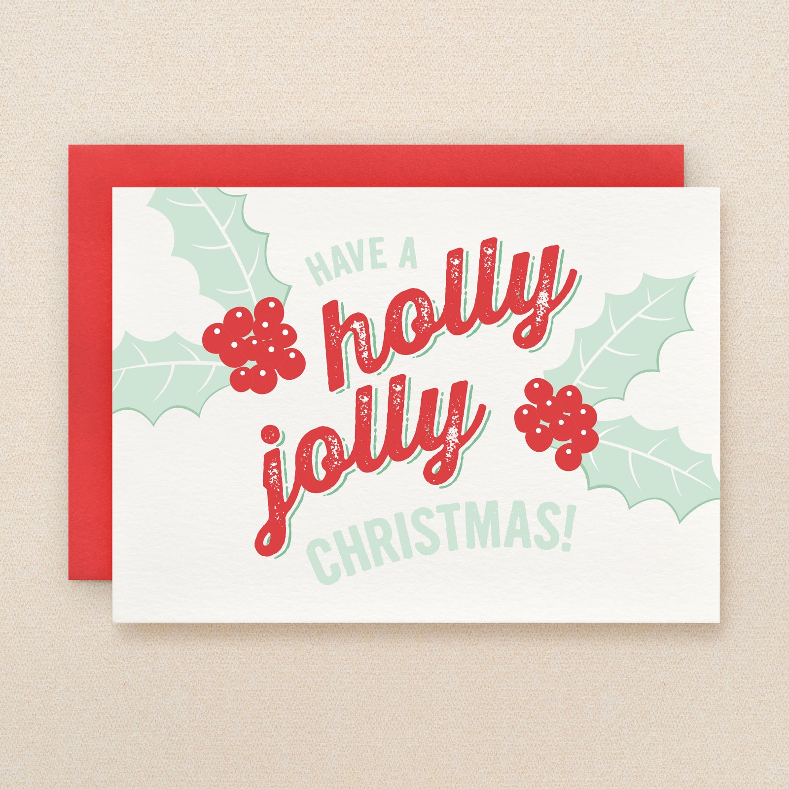 Holly Jolly Holiday Card
