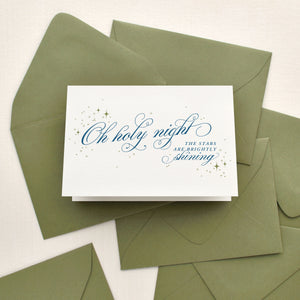 Holy Night Holiday Card