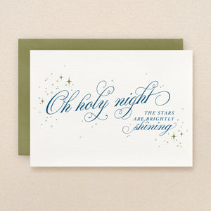 Holy Night Holiday Card
