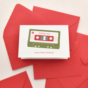 Mix Tape Holiday Card