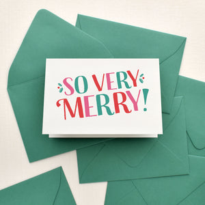 Very Merry Holiday Card