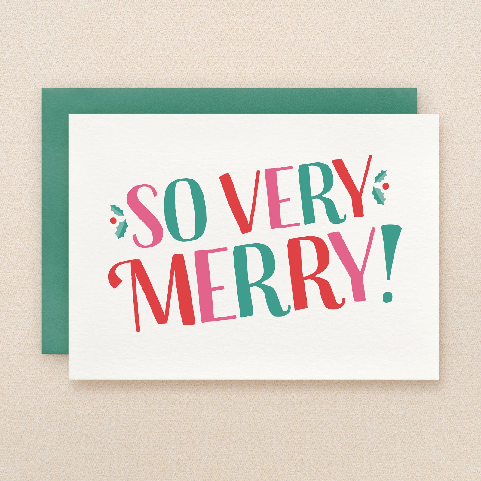 Very Merry Holiday Card