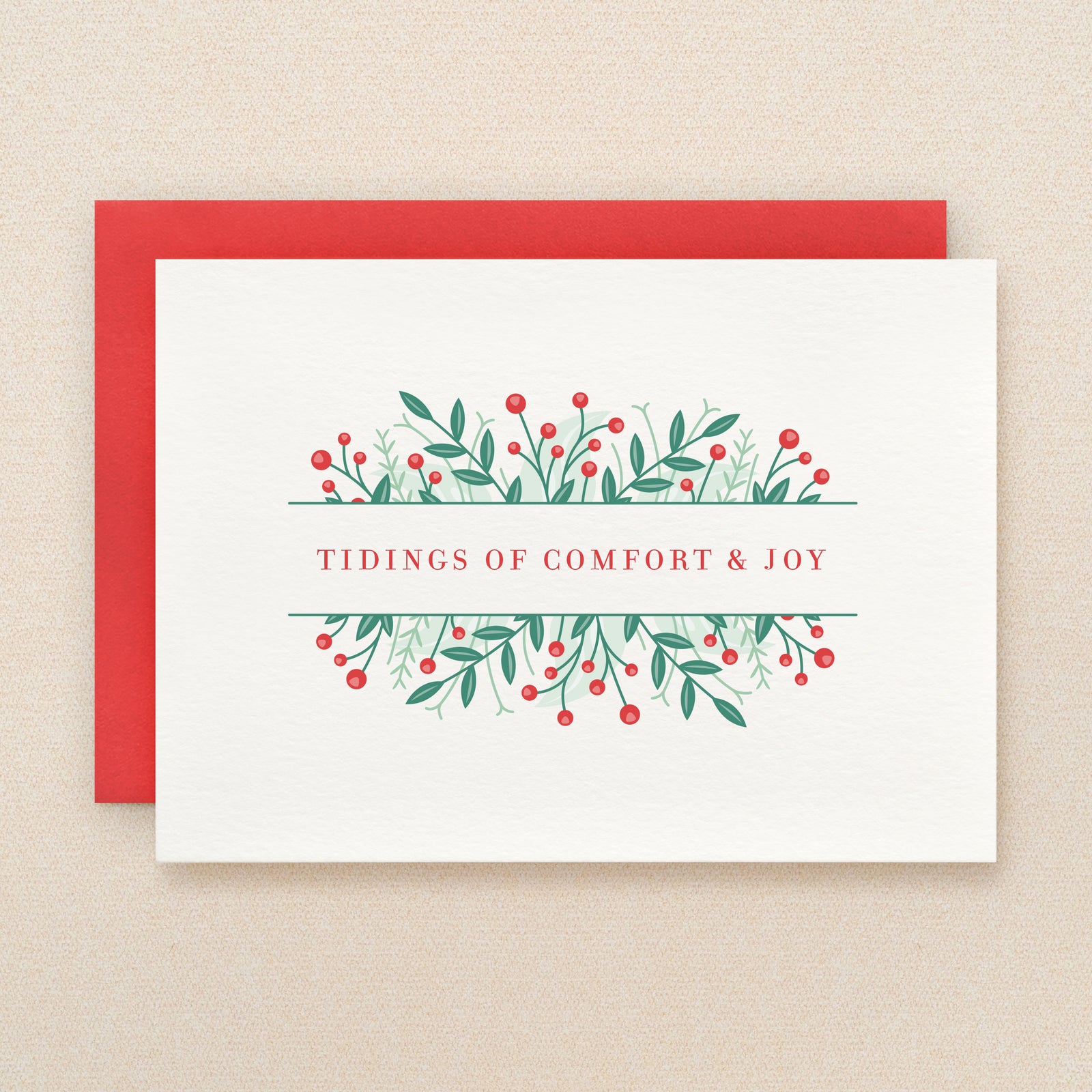 Wildflower Holiday Card