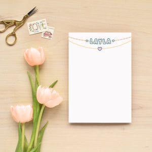 Bead Personalized Notepad