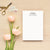 Begonia Personalized Notepad