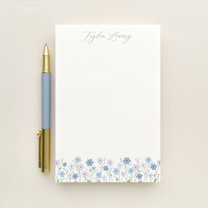 Bluebell Personalized Notepad