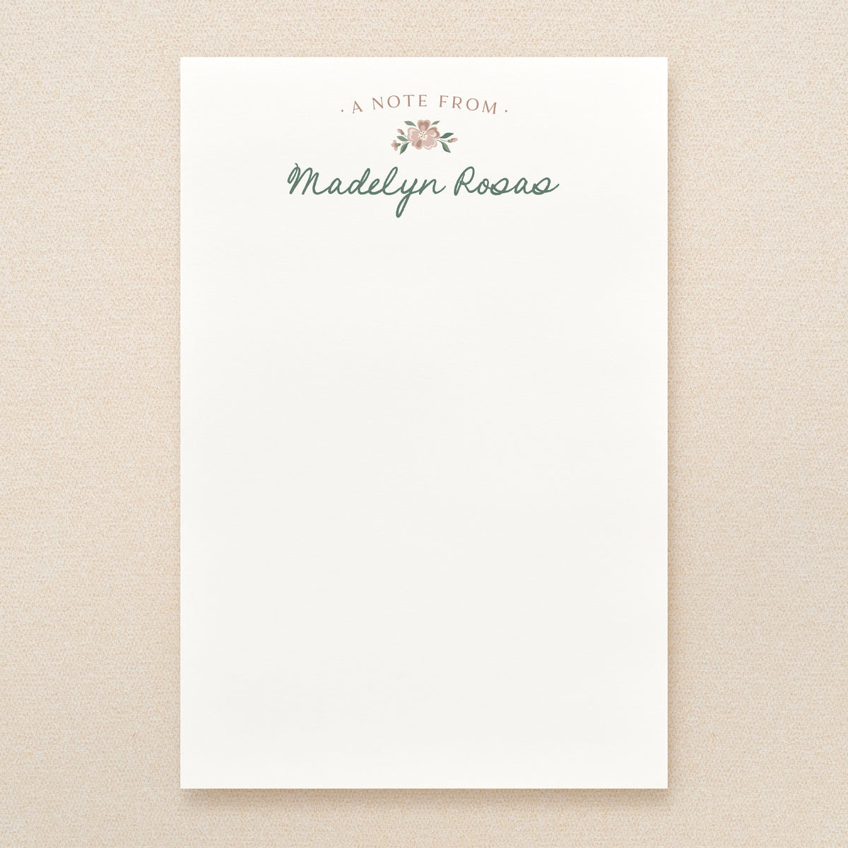 Cameo Personalized Notepad