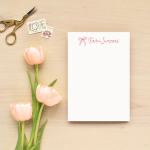 Coquette Personalized Notepad