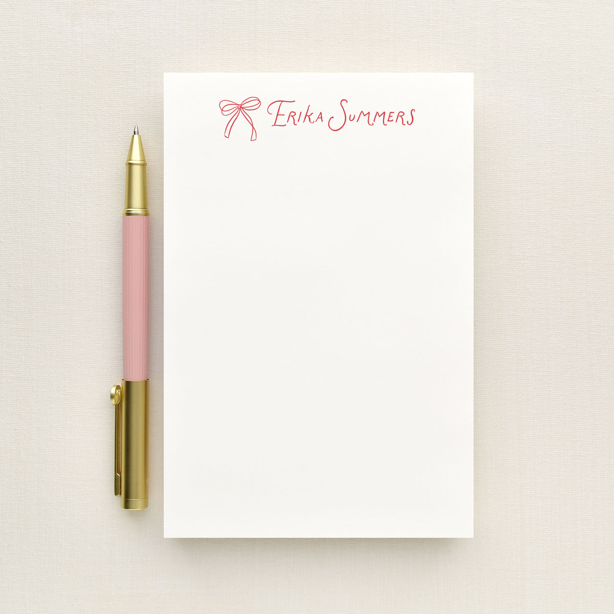 Coquette Personalized Notepad