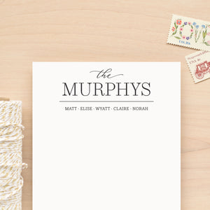 Ease Family Personalized Notepad