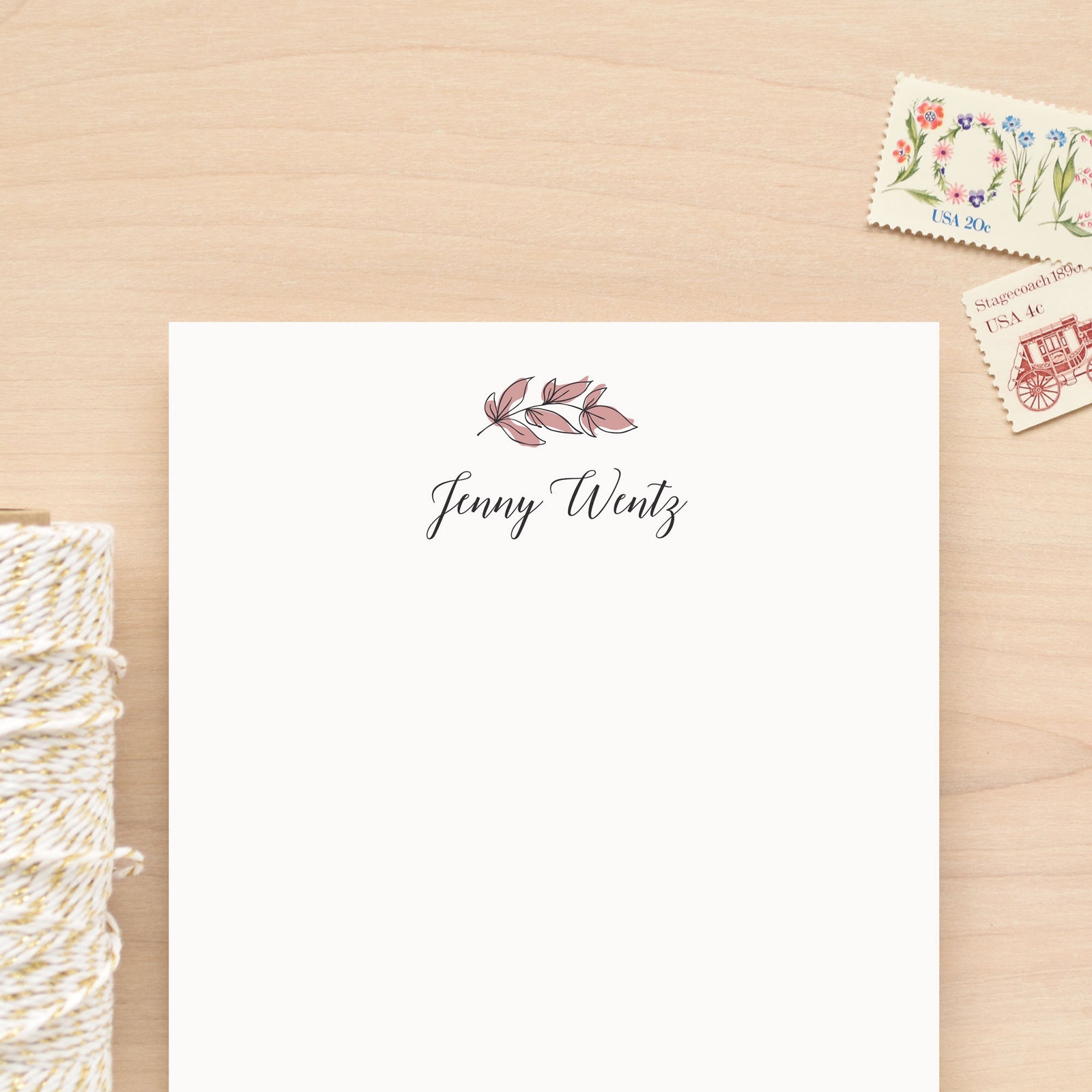 Elm Personalized Notepad