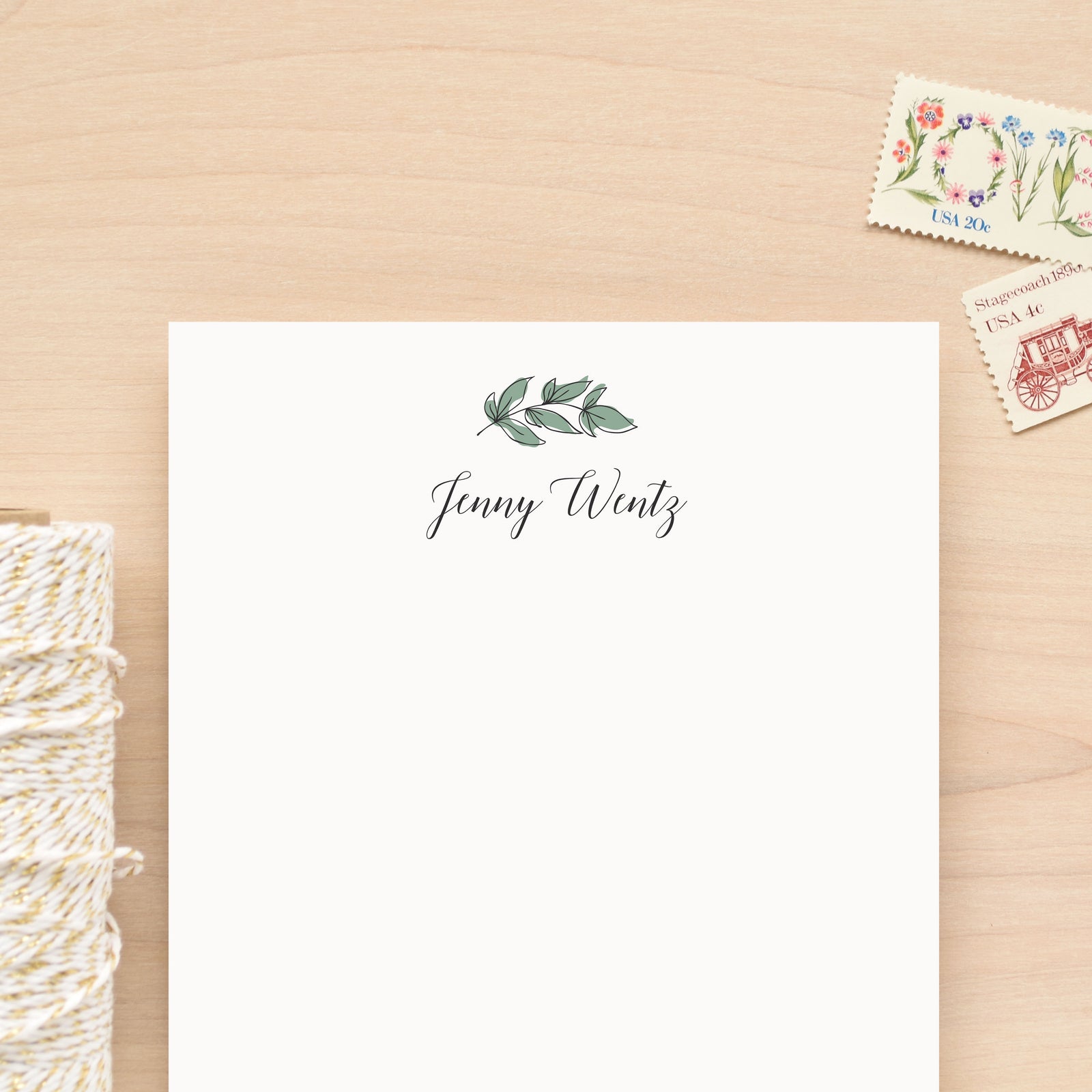Elm Personalized Notepad