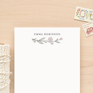 Fleur Personalized Notepad