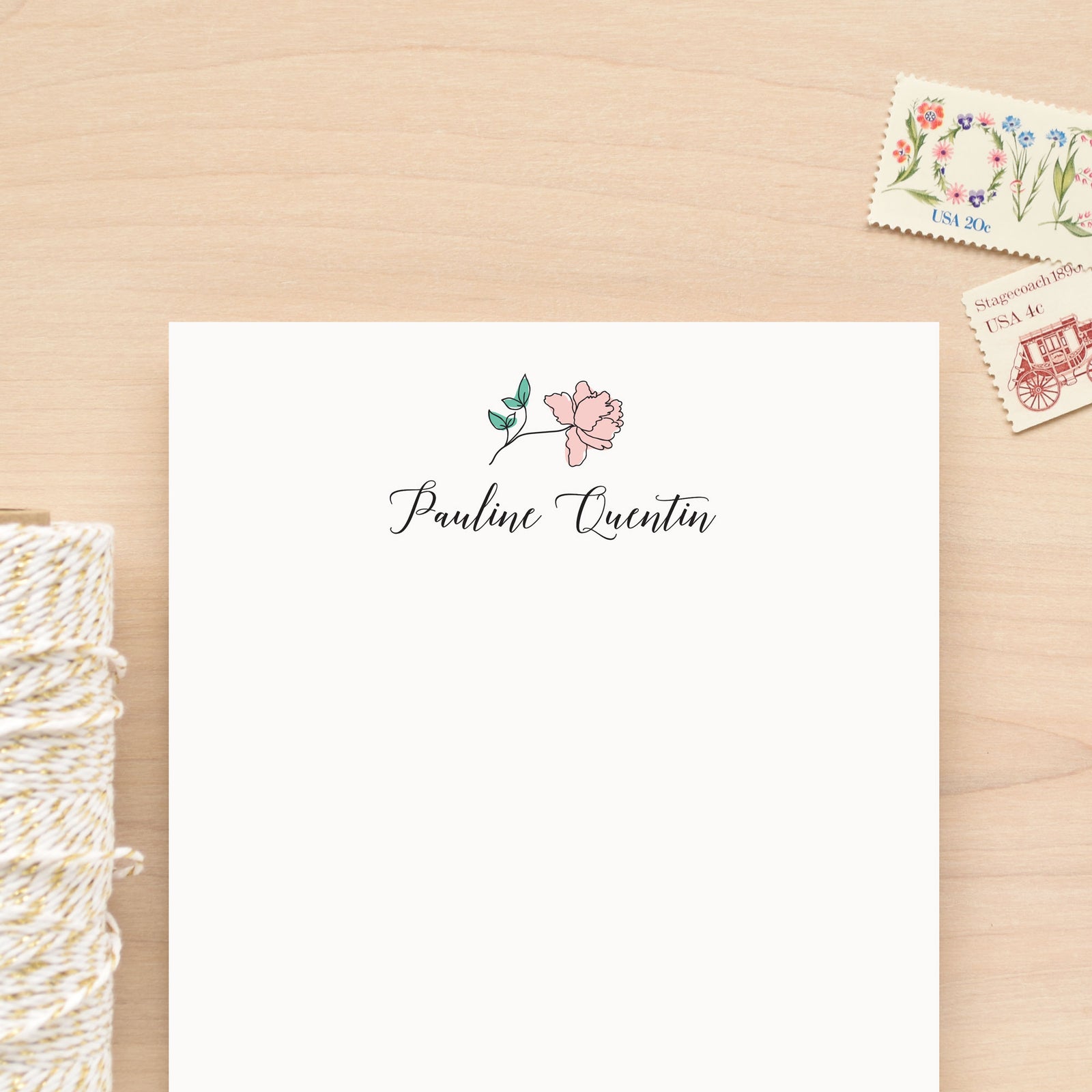 Garden Personalized Notepad