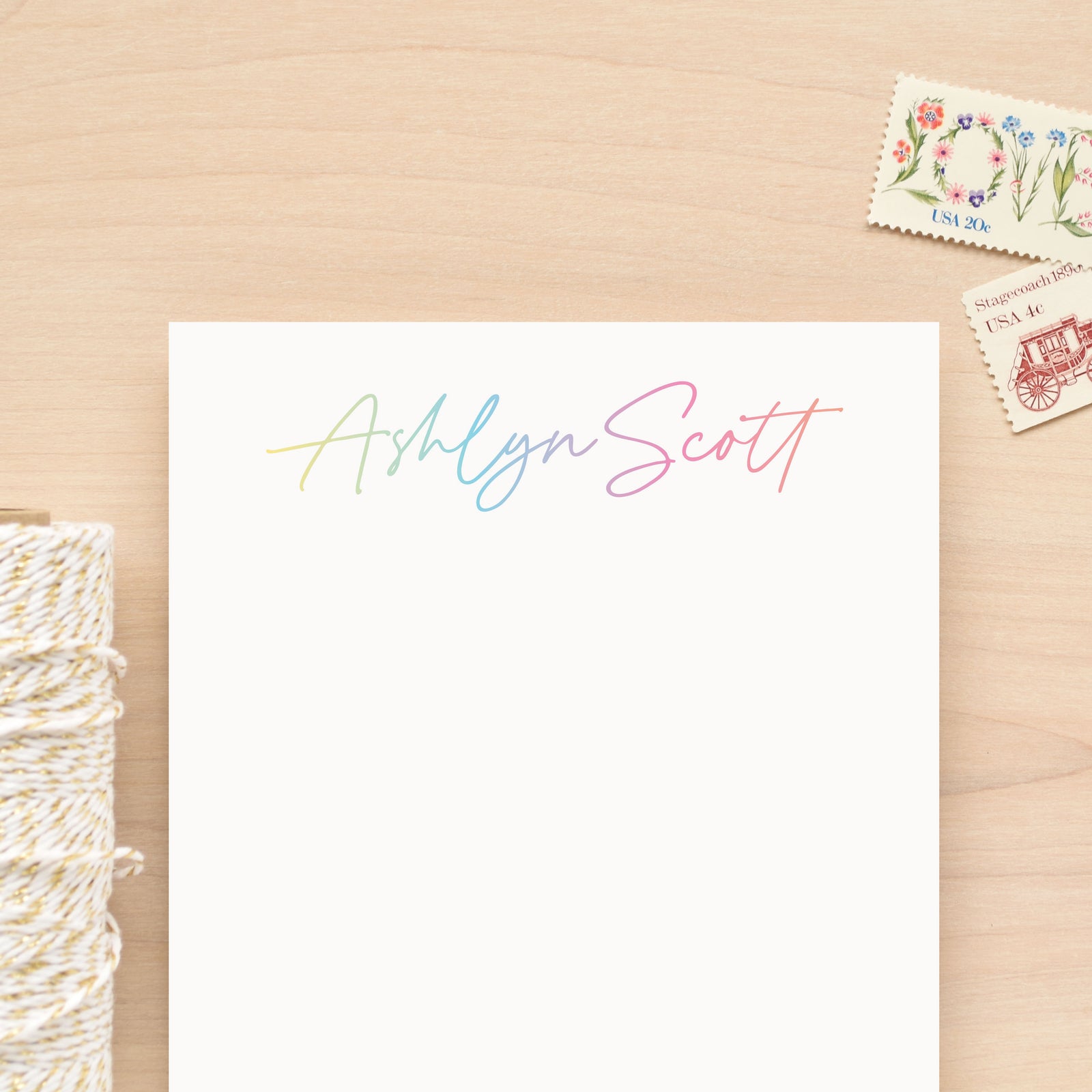 Hue Personalized Notepad