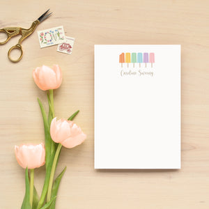 Ice Pop Personalized Notepad