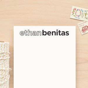 Intrepid Personalized Notepad