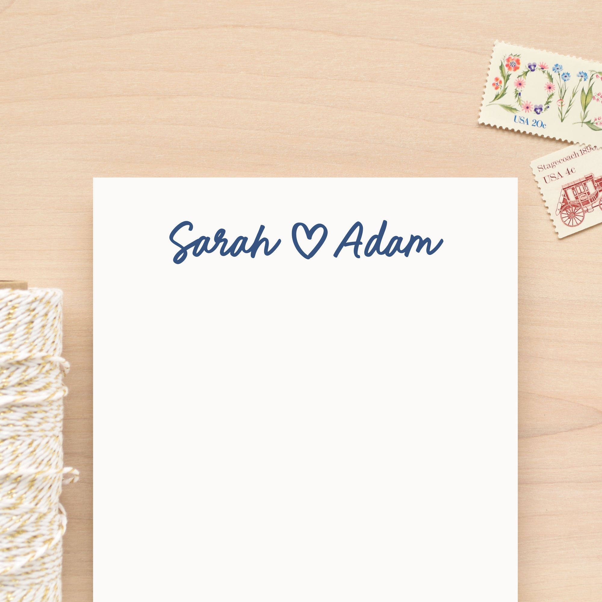 Kiss Personalized Notepad