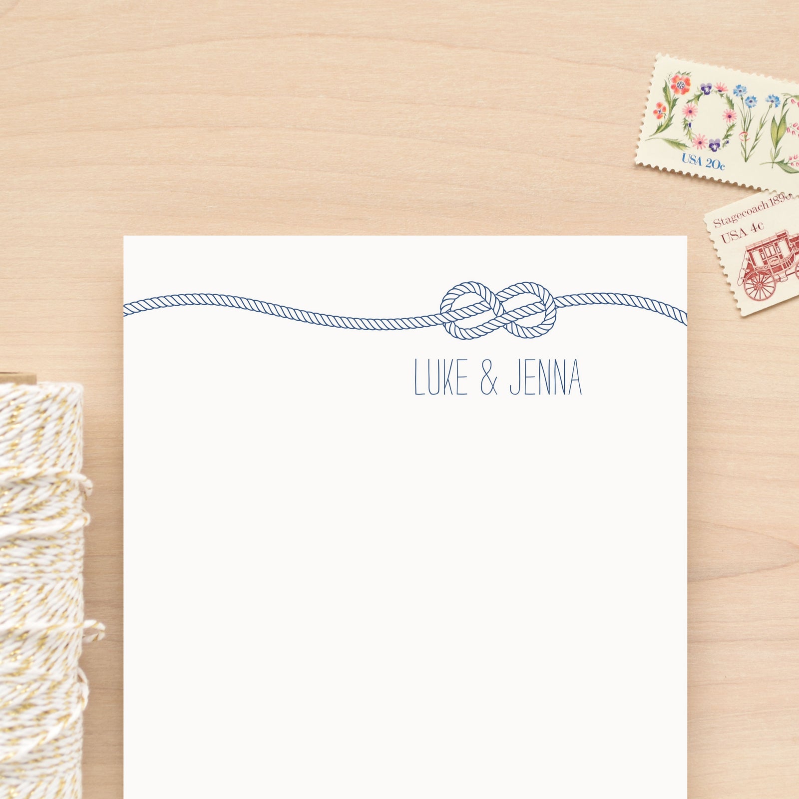 Knot Personalized Notepad