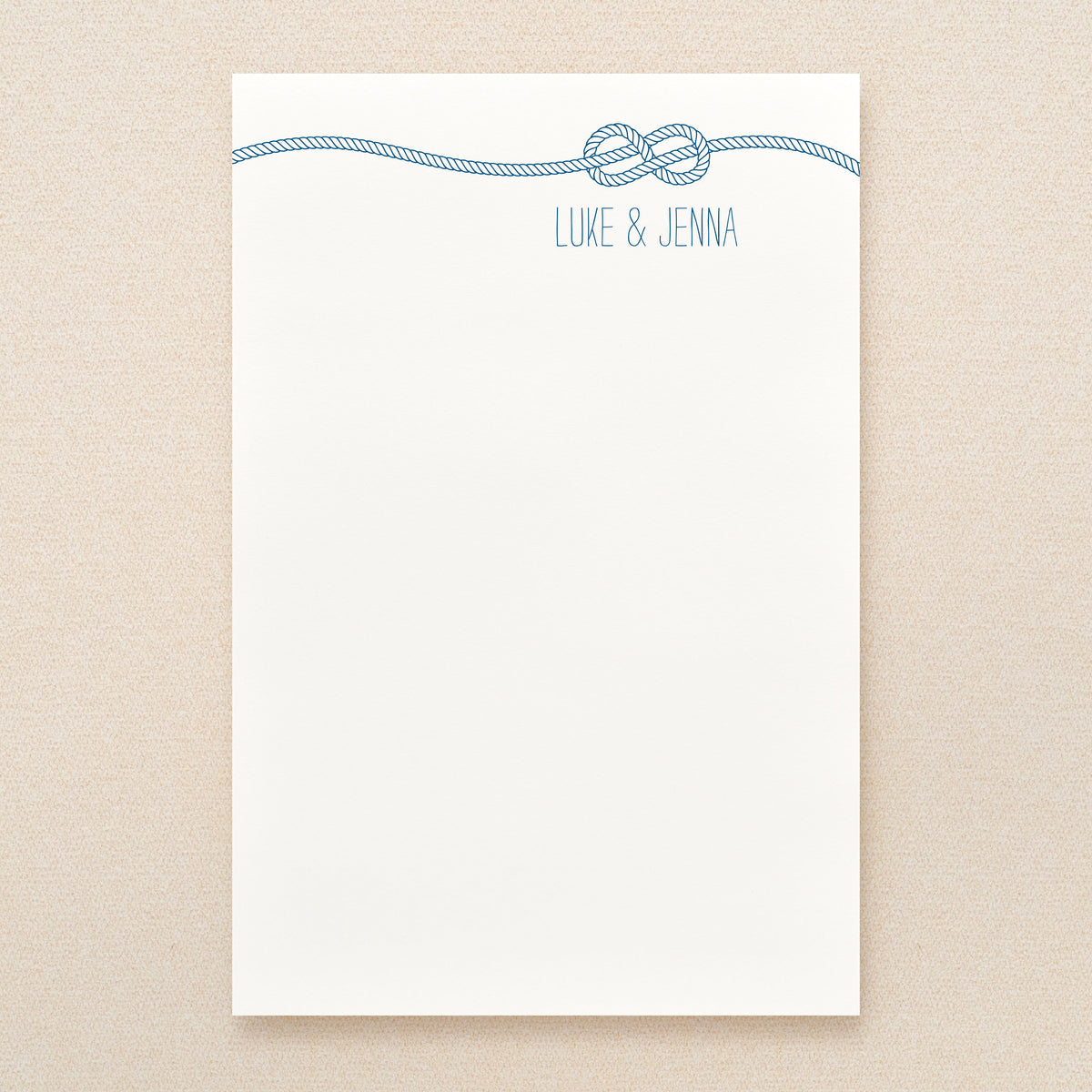 Knot Personalized Notepad