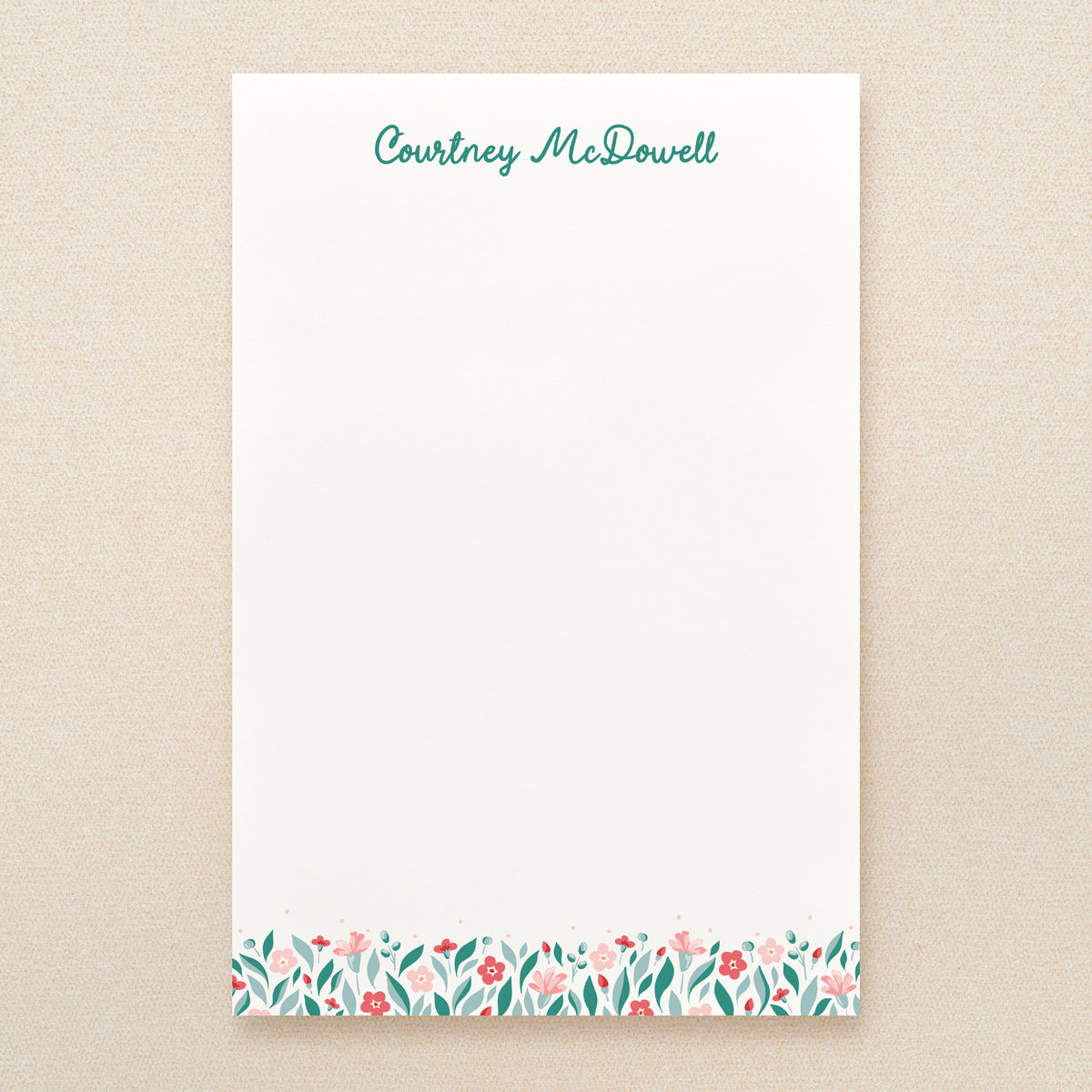 May Personalized Notepad