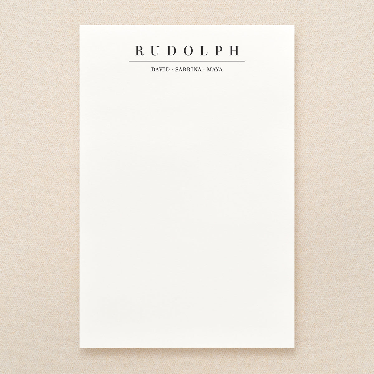 Opera Family Personalized Notepad