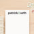 Pair Personalized Notepad