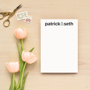 Pair Personalized Notepad