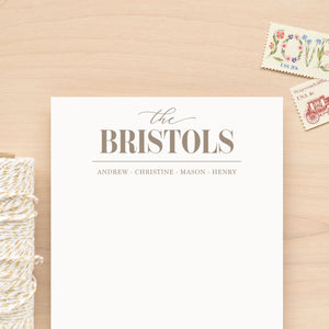 Posh Family Personalized Notepad