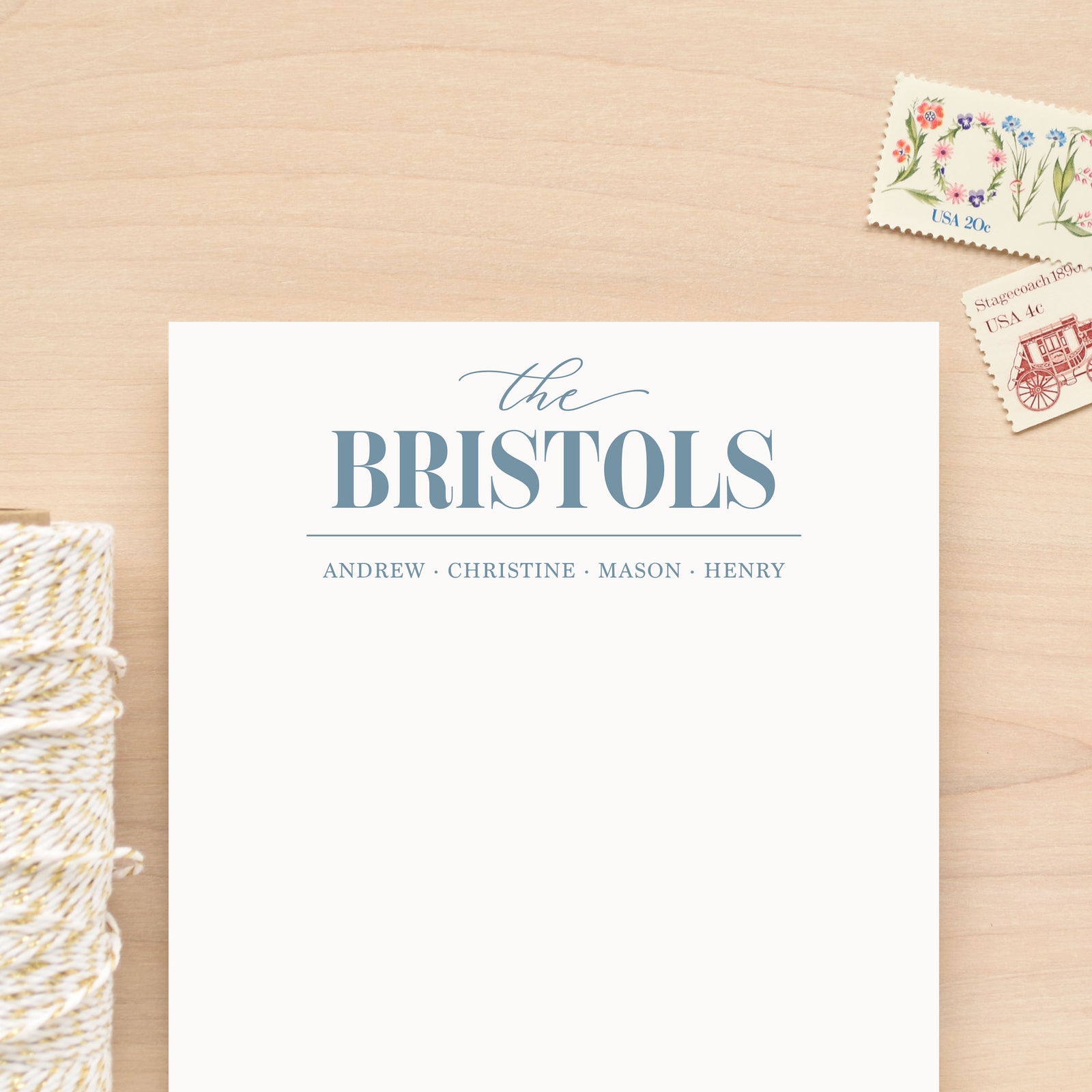 Posh Family Personalized Notepad