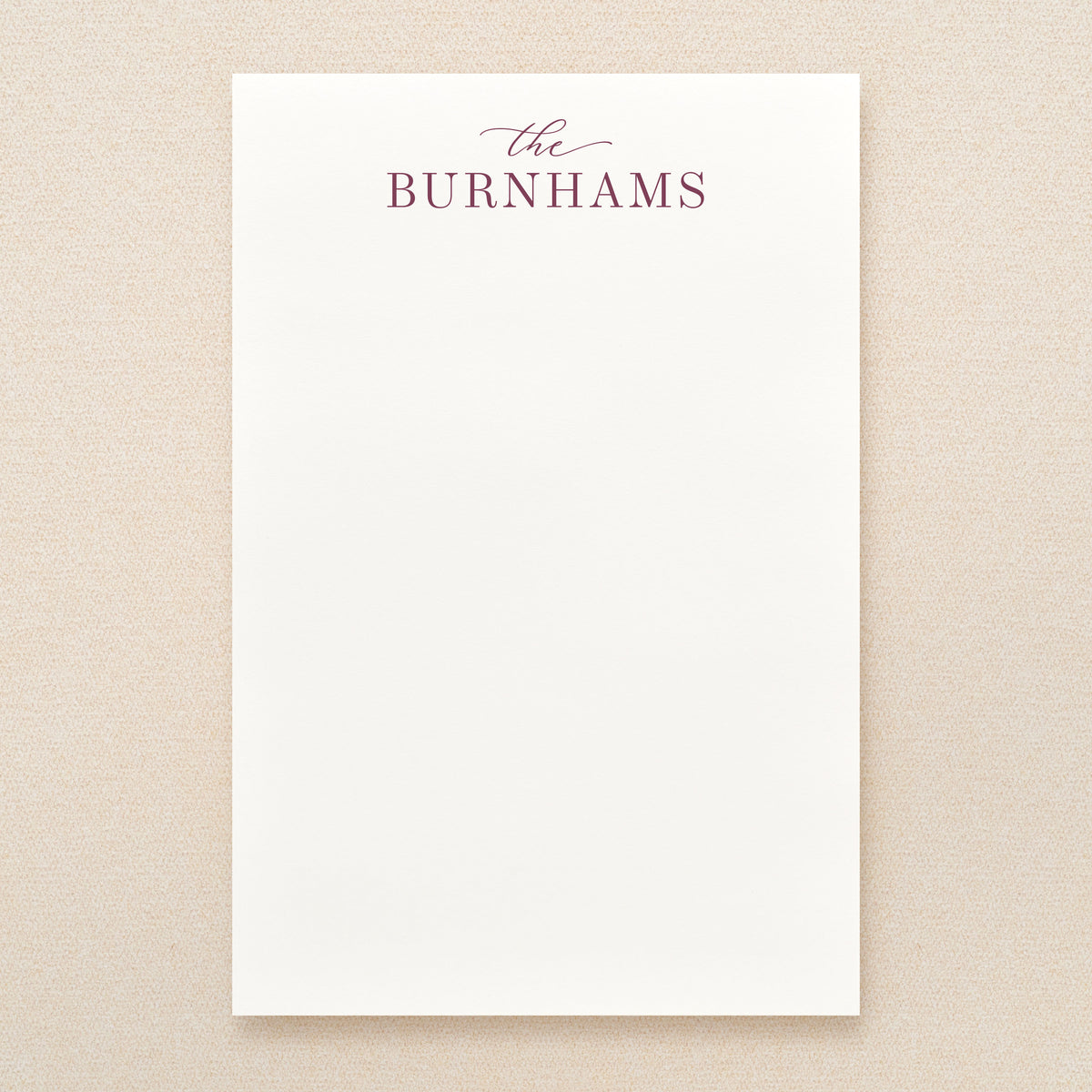Silk Personalized Notepad