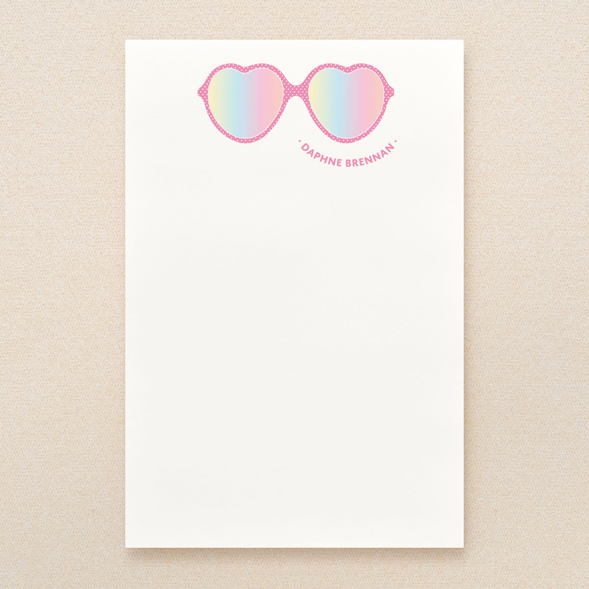 Sunny Personalized Notepad