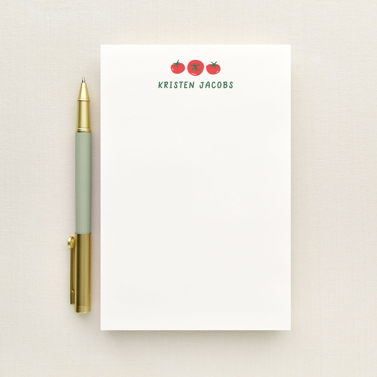 Tomato Personalized Notepad