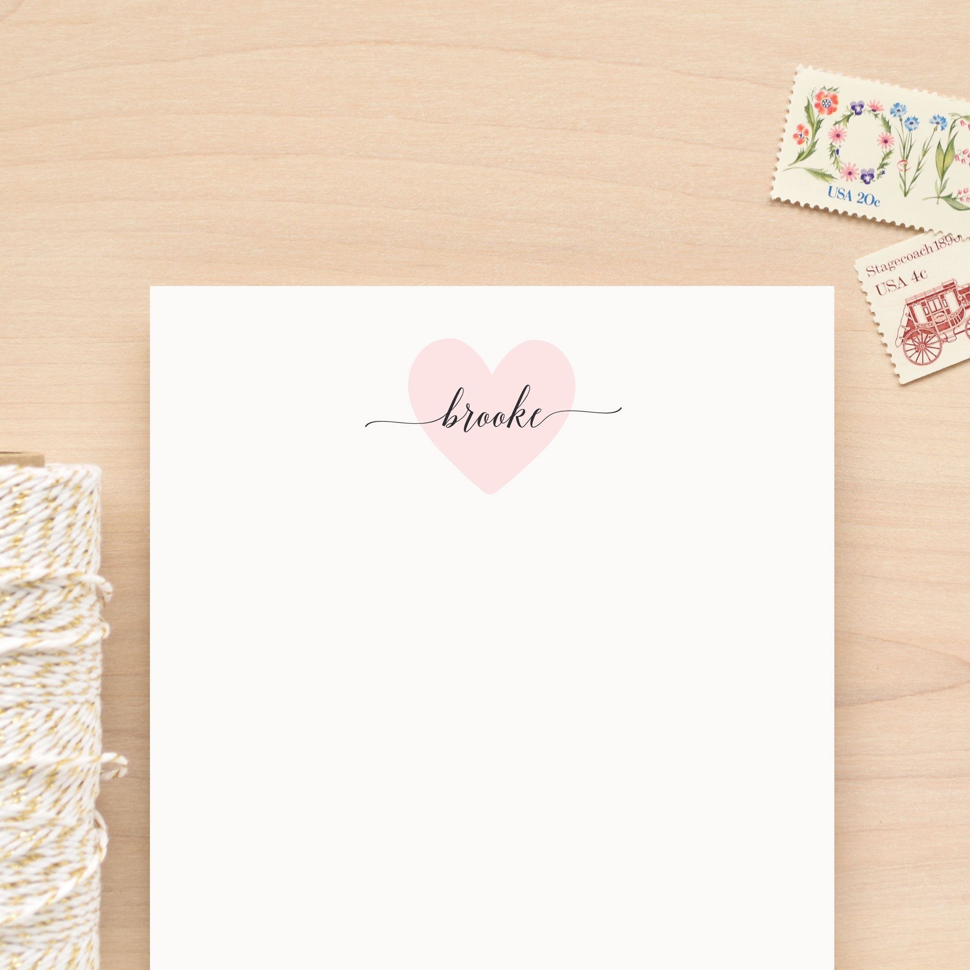 Valentine Personalized Notepad