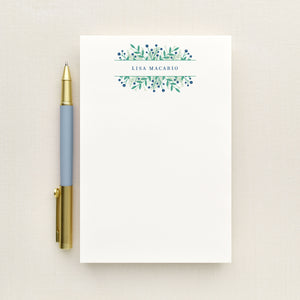 Wildflower Personalized Notepad