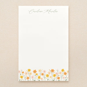 Zinnia Personalized Notepad