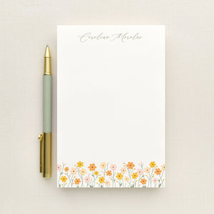 Zinnia Personalized Notepad