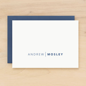 Ace  Personalized Stationery minimal for men