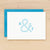 Ampersand  Personalized Stationery for couples