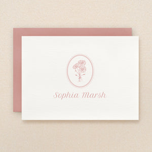 Aster Personalized Stationery