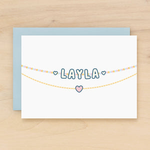 Bead Personalized Stationery