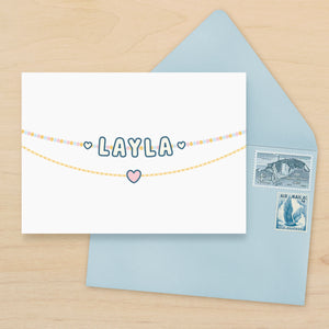 Bead Personalized Stationery