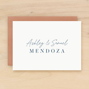 Beloved personalized stationery for couples first anniversary