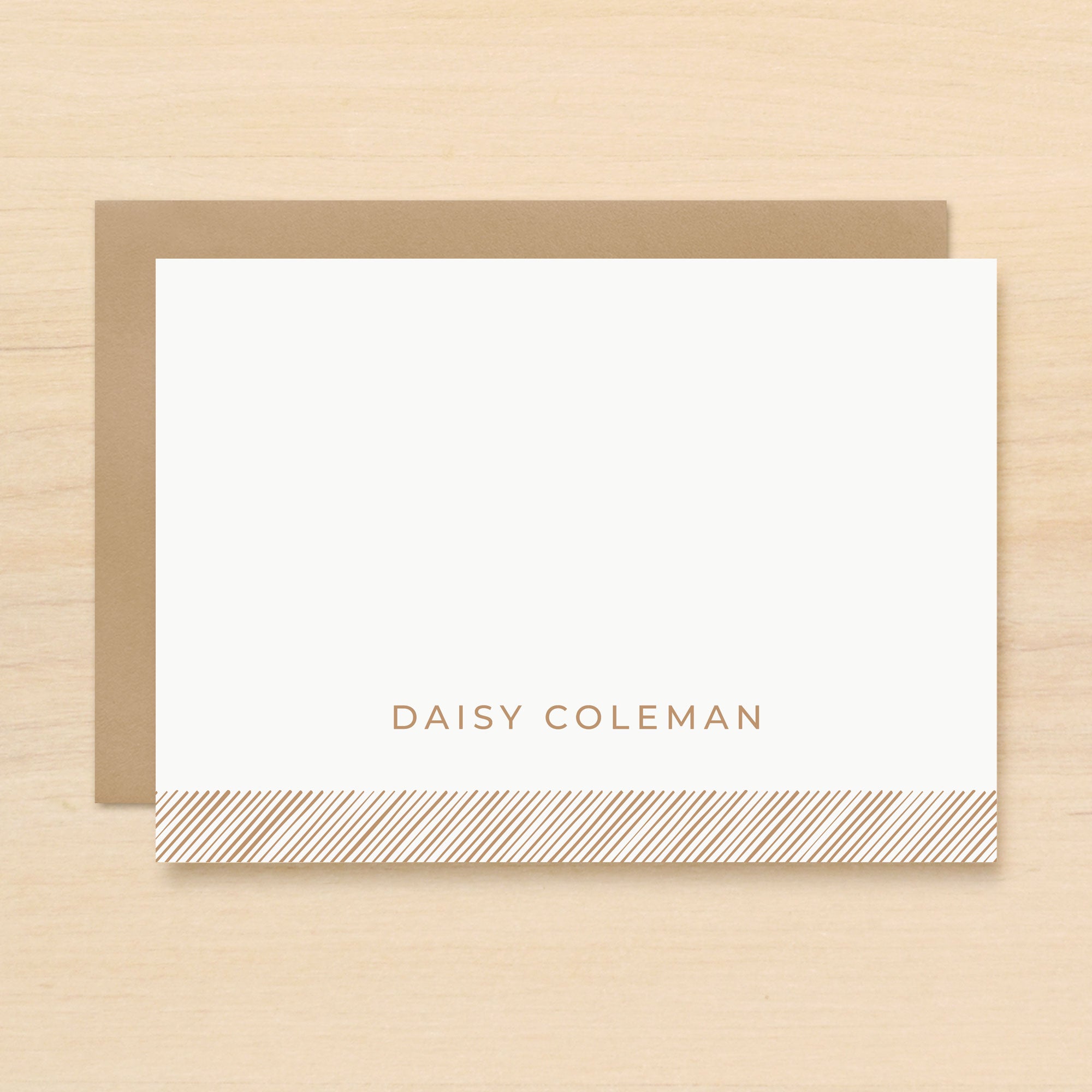 Bevel Personalized Stationery