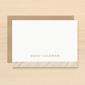 Bevel Personalized Stationery