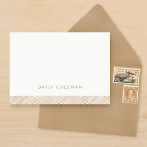 Bevel Personalized Stationery