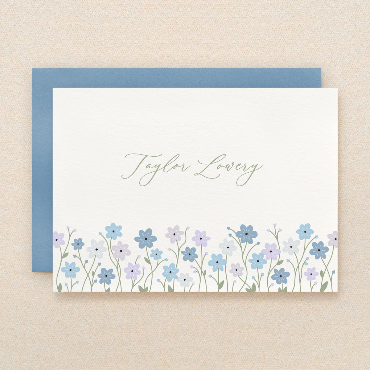 Bluebell Personalized Stationery
