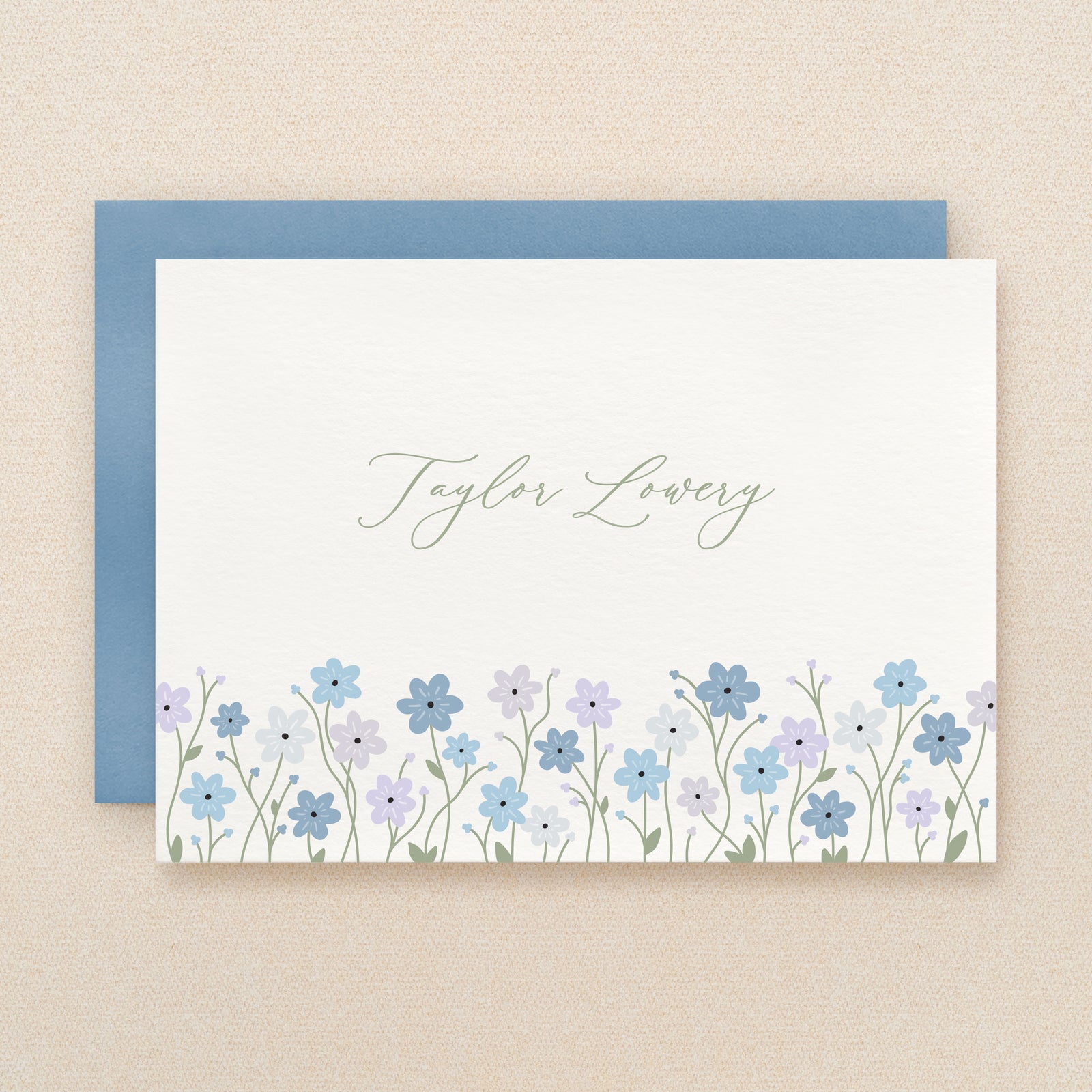 Bluebell Personalized Stationery